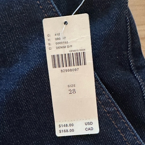 Anthropoligie Pilcro Kit Cropped High-Rise Wide-Leg Utility Jeans, Size … - Picture 7 of 12